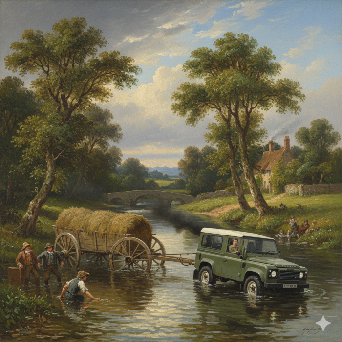 Constable Land Rover advert
